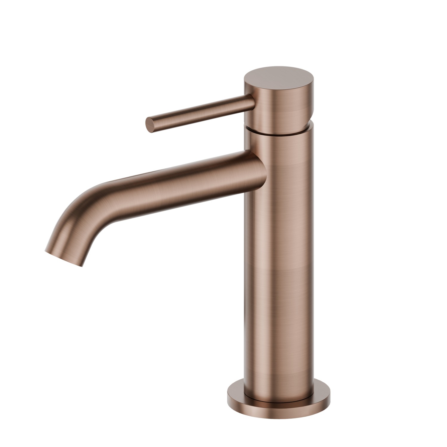 Single lever basin mixer - finish PVD Brushed Copper Bronze