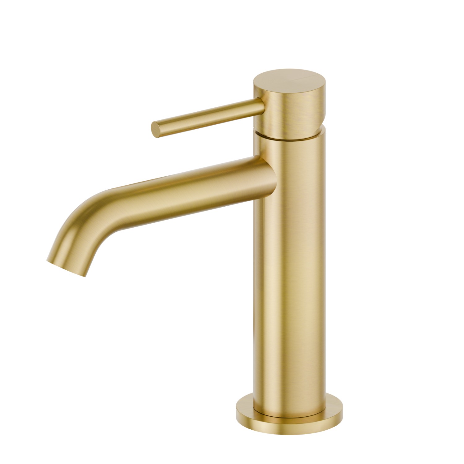 Single lever basin mixer - finish PVD Brushed Gold