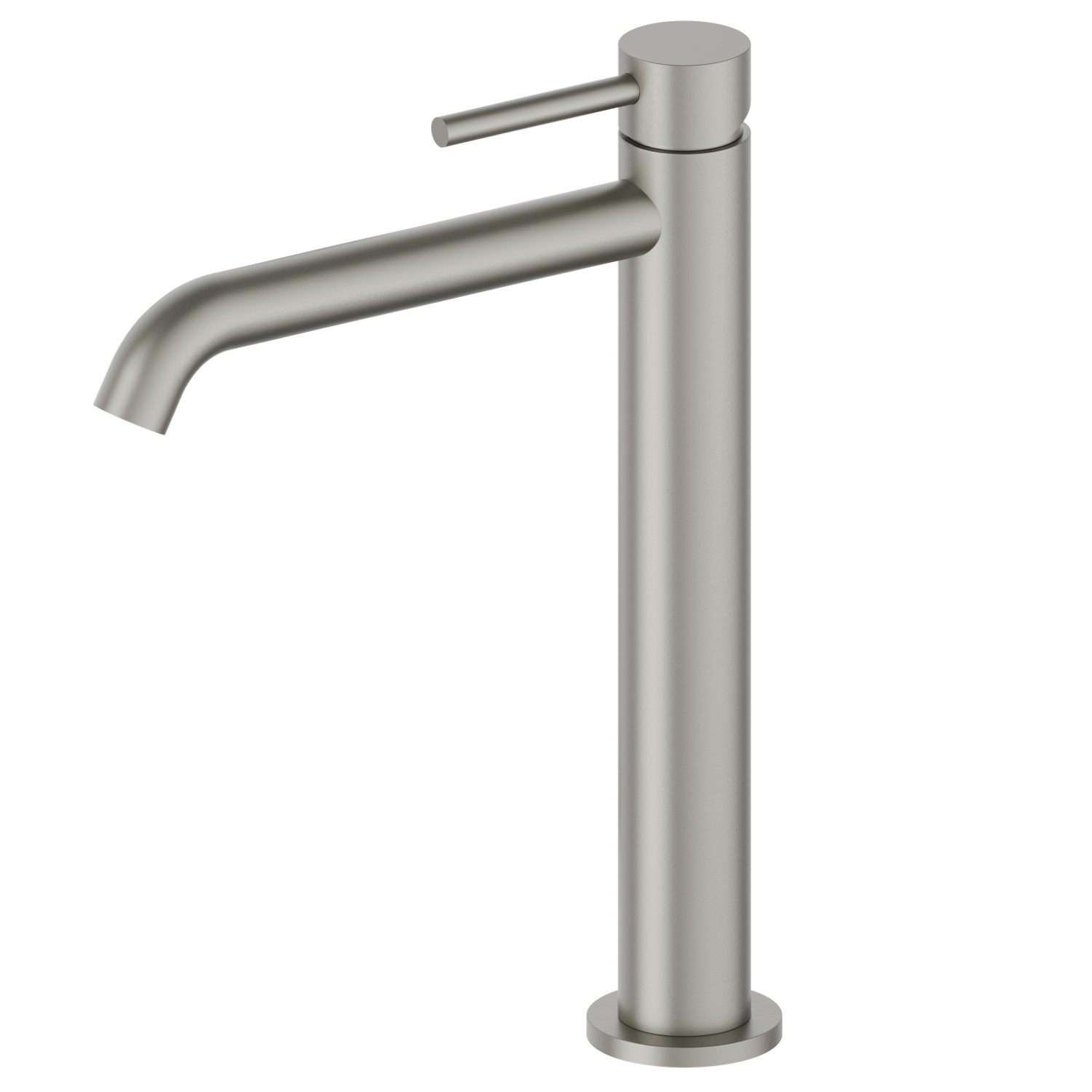 Single lever basin mixer, medium version, for above counter basin - finish Titanium Satin