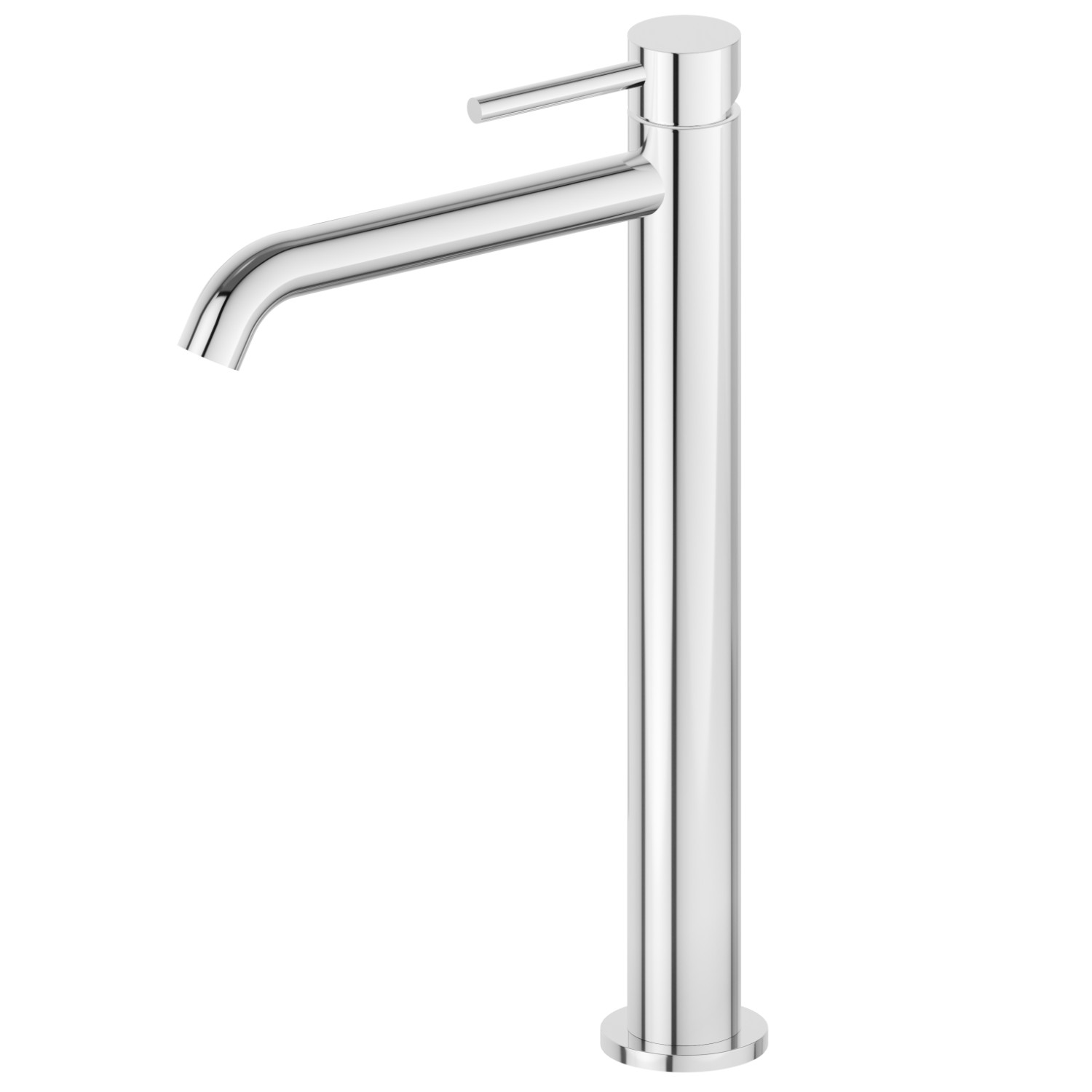 Single lever basin mixer, high version, for above counter basin - finish Chrome