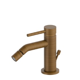 Single lever bidet mixer - finish Groove Bronze