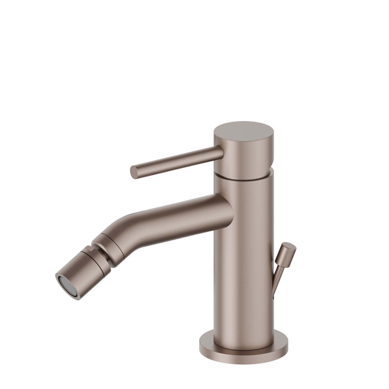 Single lever bidet mixer - finish Copper Glossy