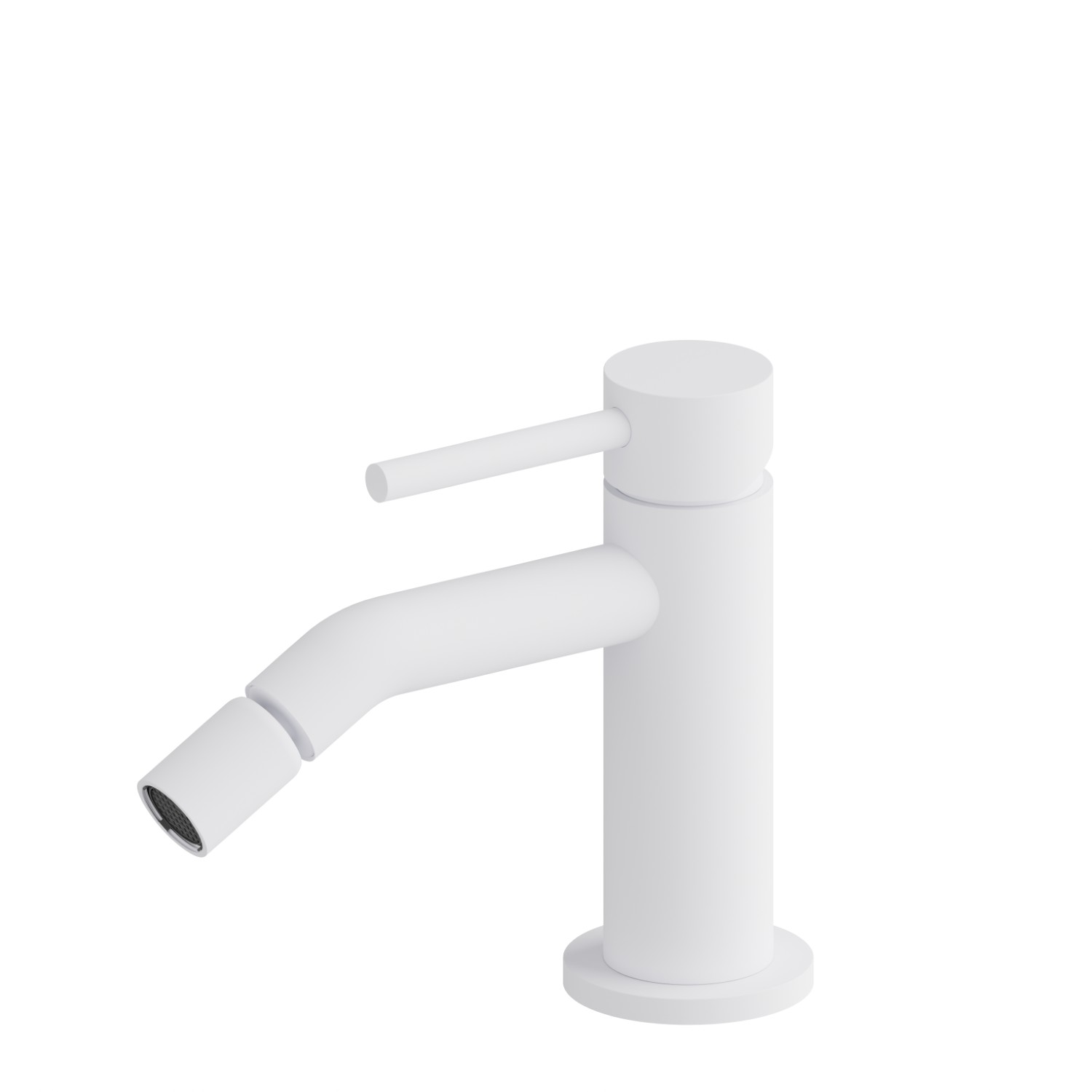 Miscelatore monocomando per bidet - finitura Bianco opaco