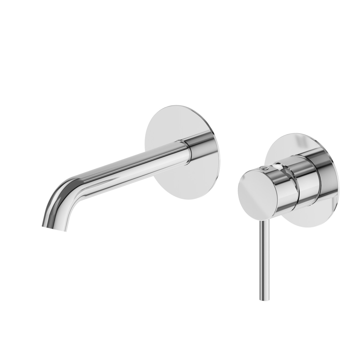 Single lever wall mixer group - finish Chrome