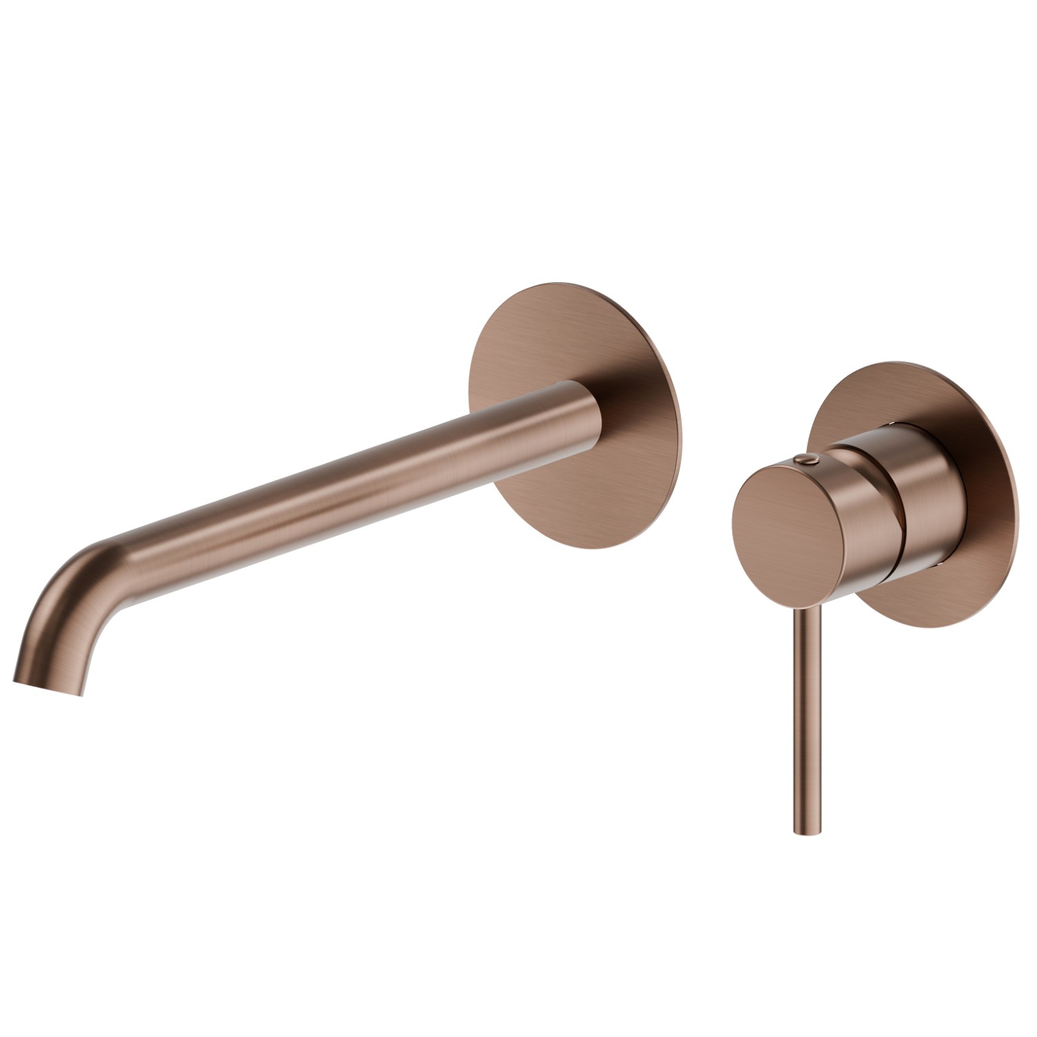 Mitigeurs lavabo mural avec boite d’encastrement - finition PVD Brushed Copper Bronze