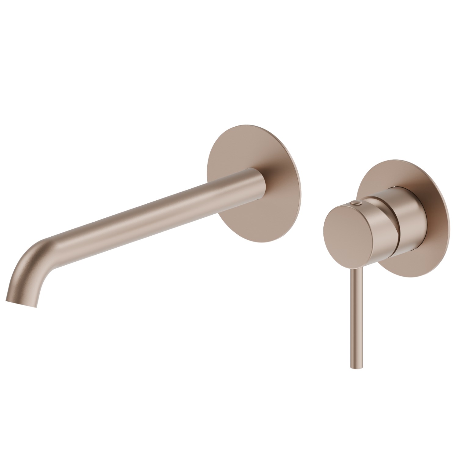 Mitigeurs lavabo mural avec boite d’encastrement - finition Copper Satin