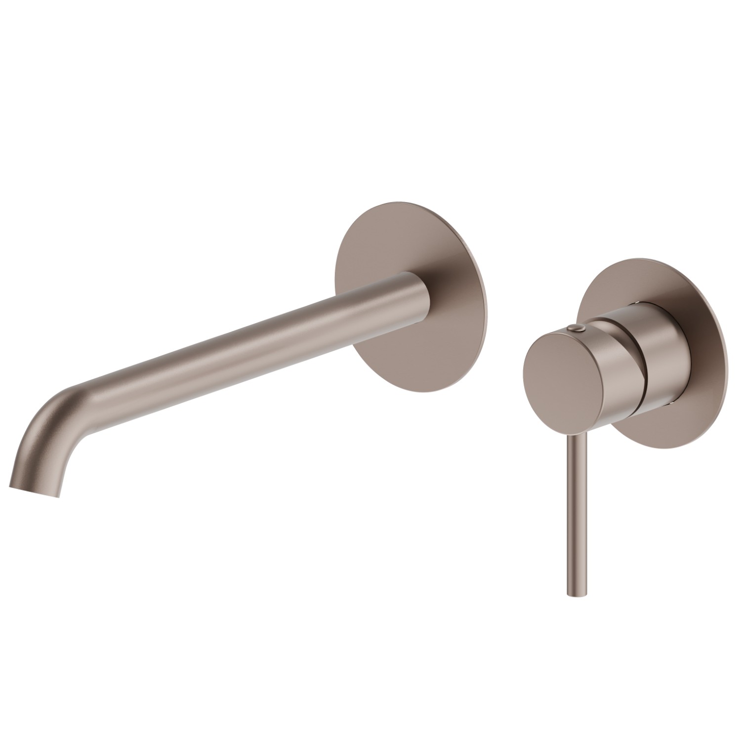Mitigeurs lavabo mural avec boite d’encastrement - finition Copper Glossy