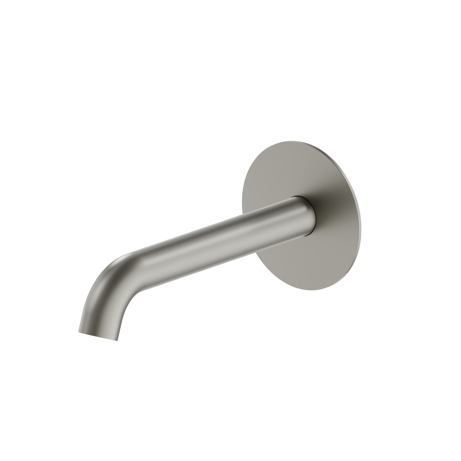 Wall spout for basin group with 1/2” connection - finish Titanium Satin