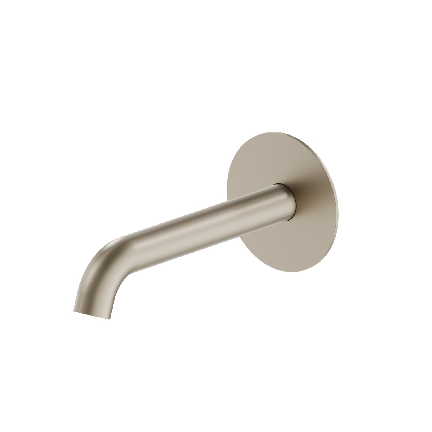 Bec mural pour lavabo avec connexion 1/2“ - finition Gold Satin