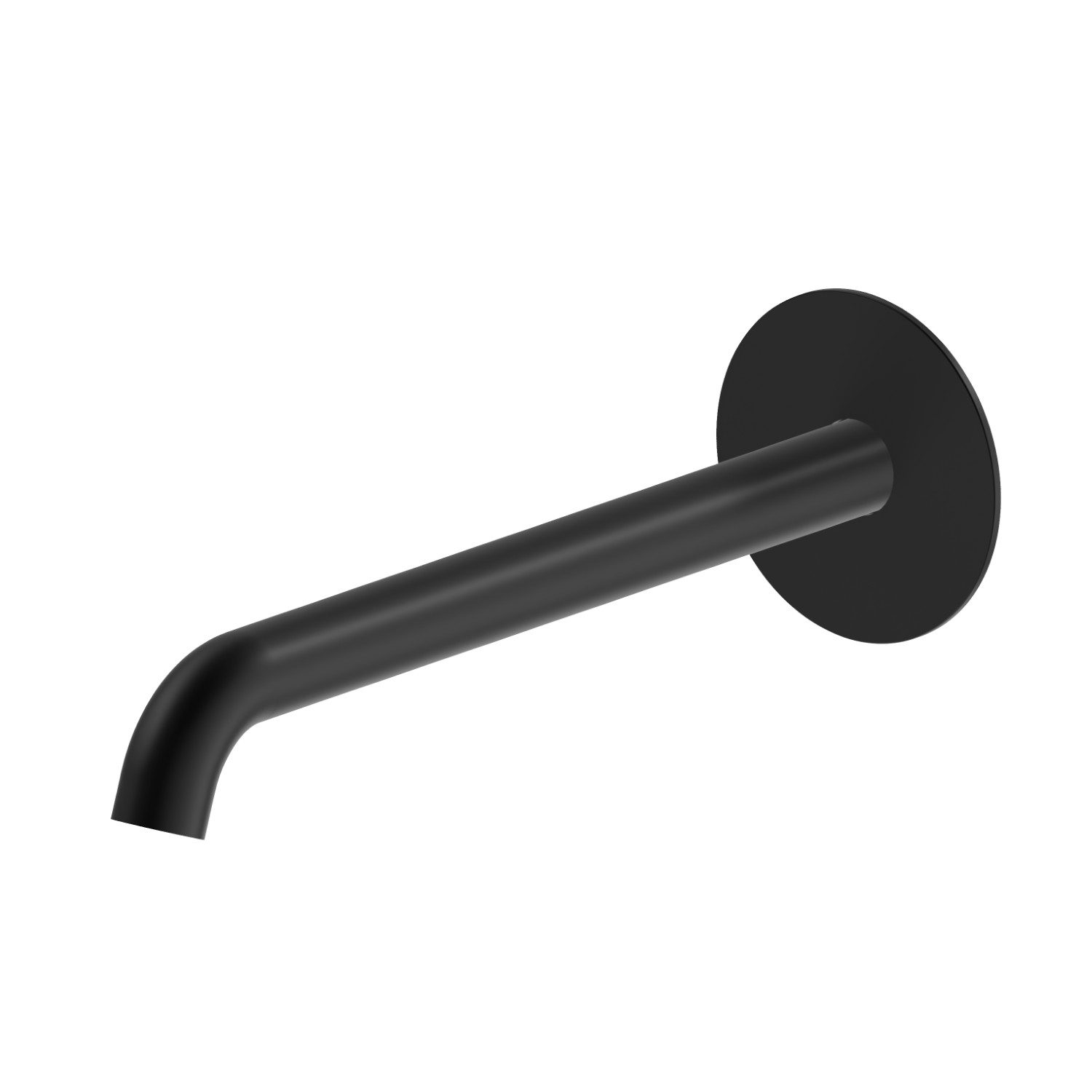 Wall spout for basin group with 1/2” connection - finish Matt Black