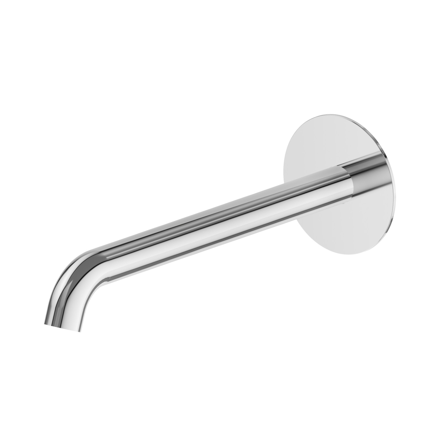 Wall spout for basin group with 1/2” connection - finish Chrome
