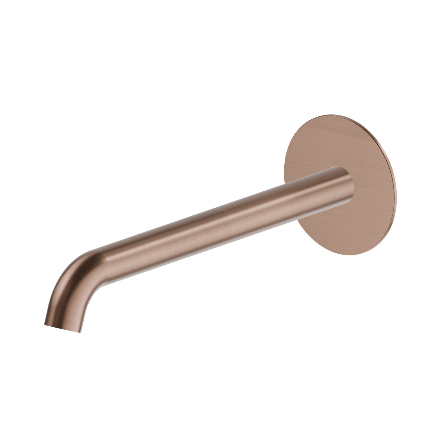 Wall spout for basin group with 1/2” connection - finish PVD Brushed Copper Bronze