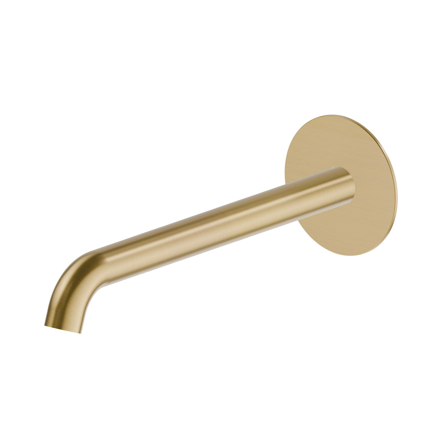 Bec mural pour lavabo avec connexion 1/2“ - finition PVD Brushed Gold