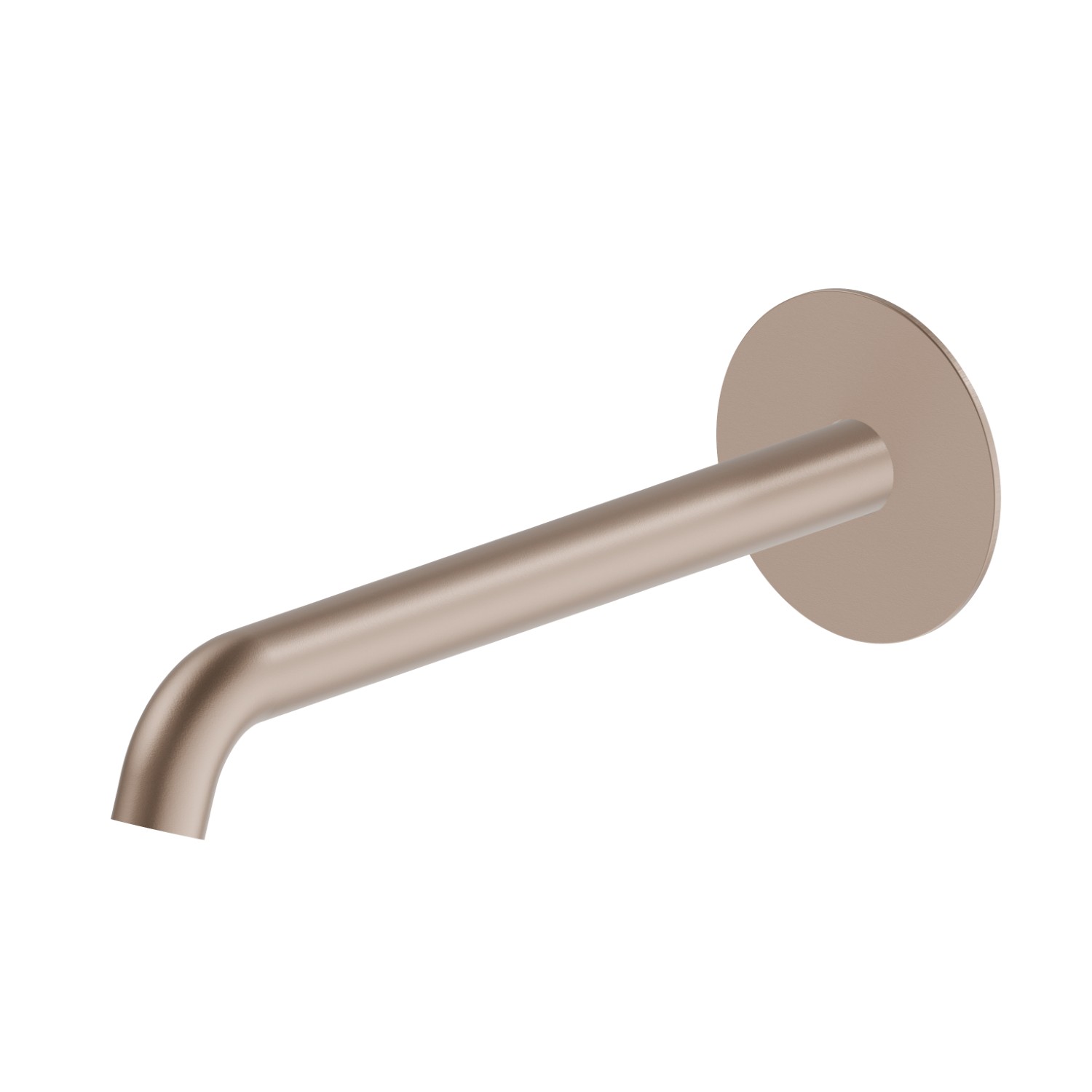 Wall spout for basin group with 1/2” connection - finish Copper Satin