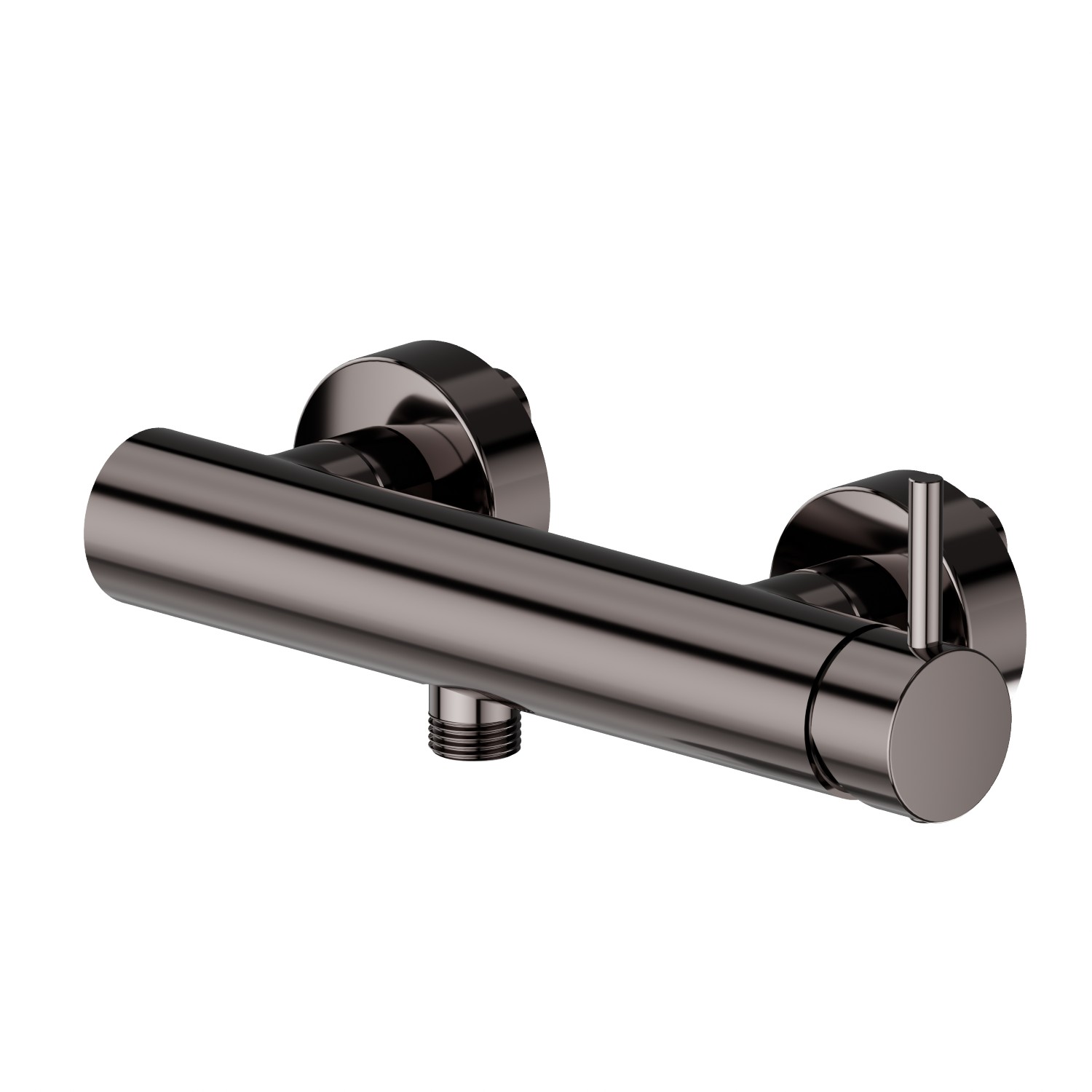 Miscelatore monocomando esterno doccia - finitura PVD Gun Metal