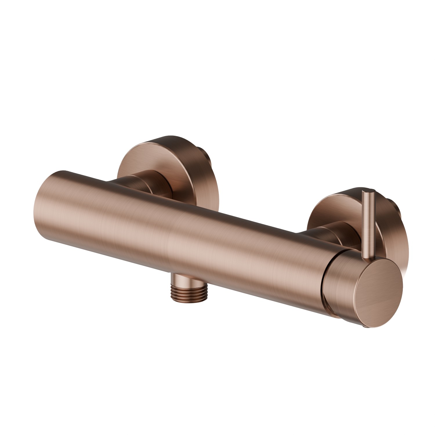 Miscelatore monocomando esterno doccia - finitura PVD Brushed Copper Bronze
