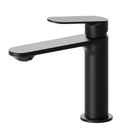 Single lever basin mixer, medium version, for above counter basin - finish Matt Black