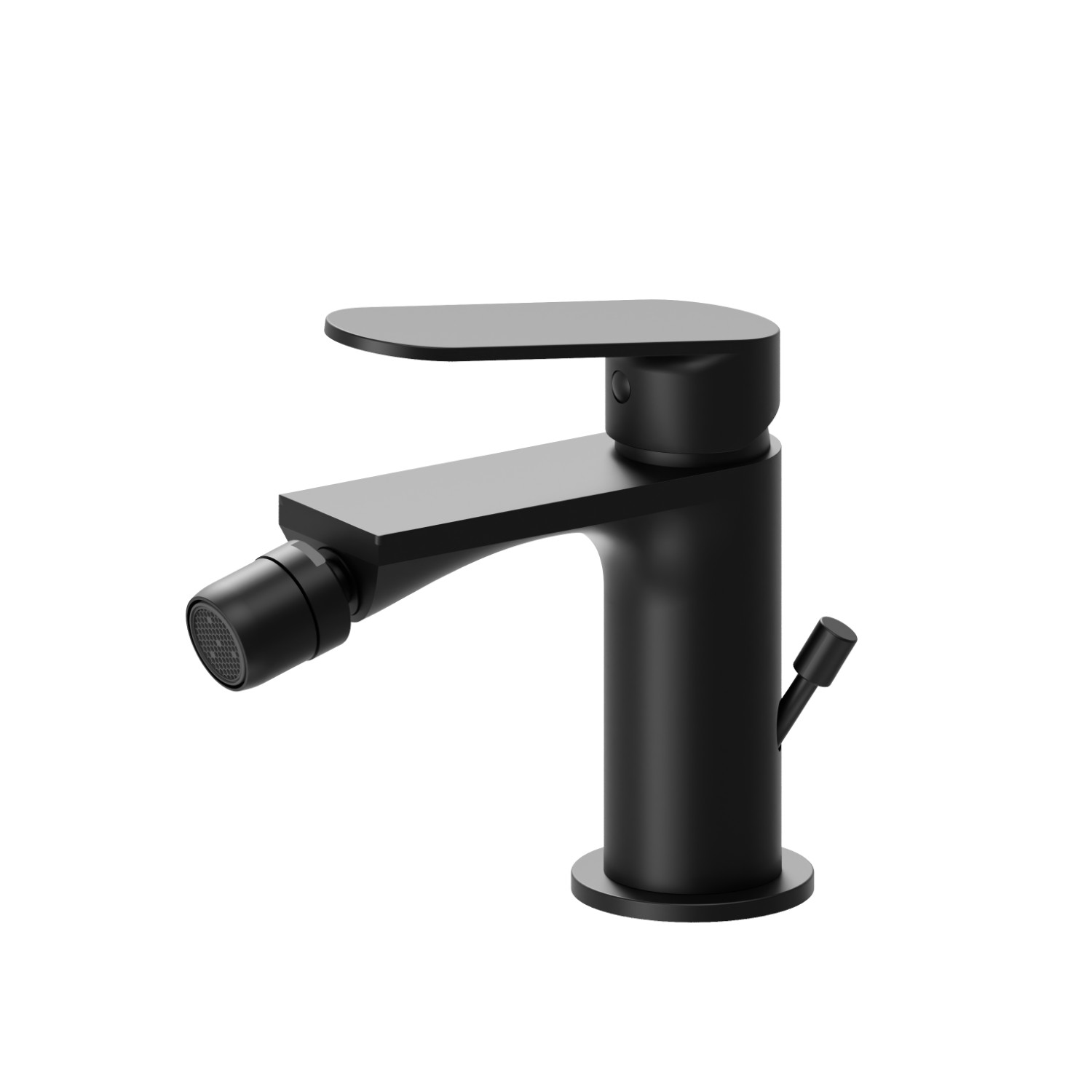 Single lever bidet mixer - finish Matt Black