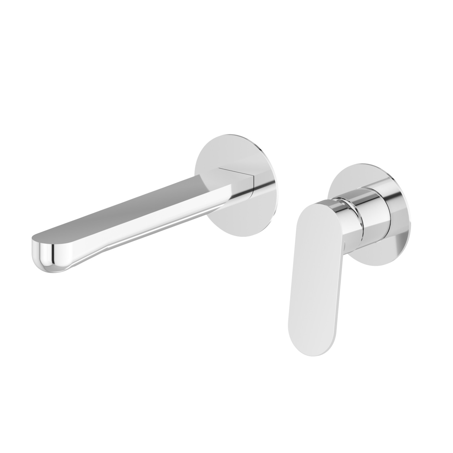 Single lever wall mixer group - finish Chrome