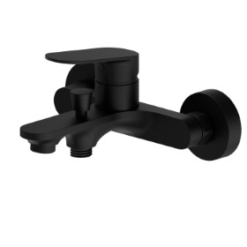 Single lever exposed bath mixer  - finish Matt Black