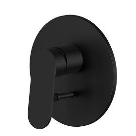 Miscelatore monocomando ad incasso - finitura Nero opaco