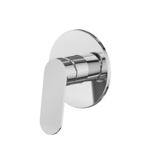 Miscelatore monocomando ad incasso ad una uscita, ingressi ed uscite da 1/2” - finitura Cromo