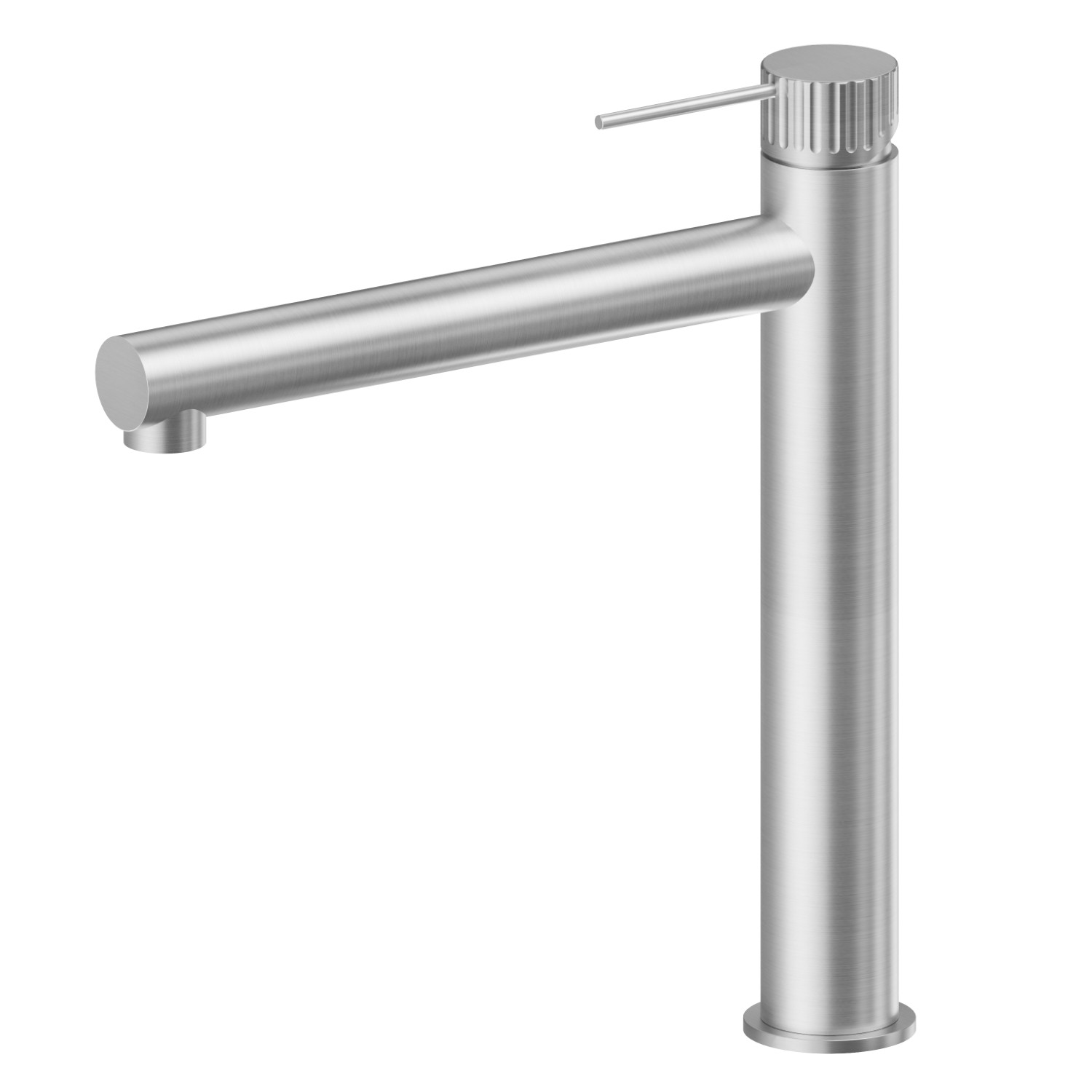 Single-lever sink mixer with swivel spout - finish Stainless Steel