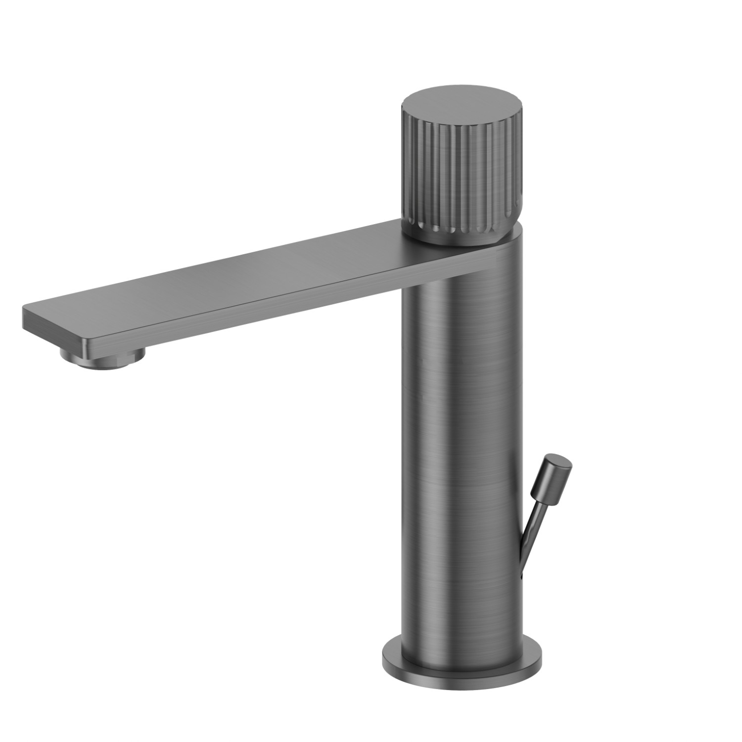 Mitigeur lavabo - finition PVD Brushed Gun Metal