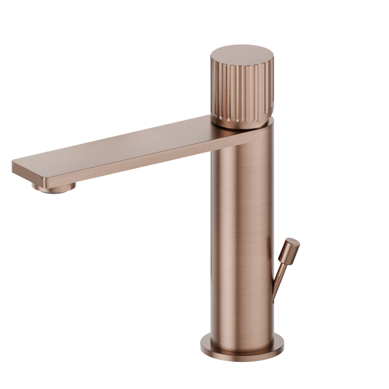 Mitigeur lavabo - finition PVD Brushed Copper Bronze