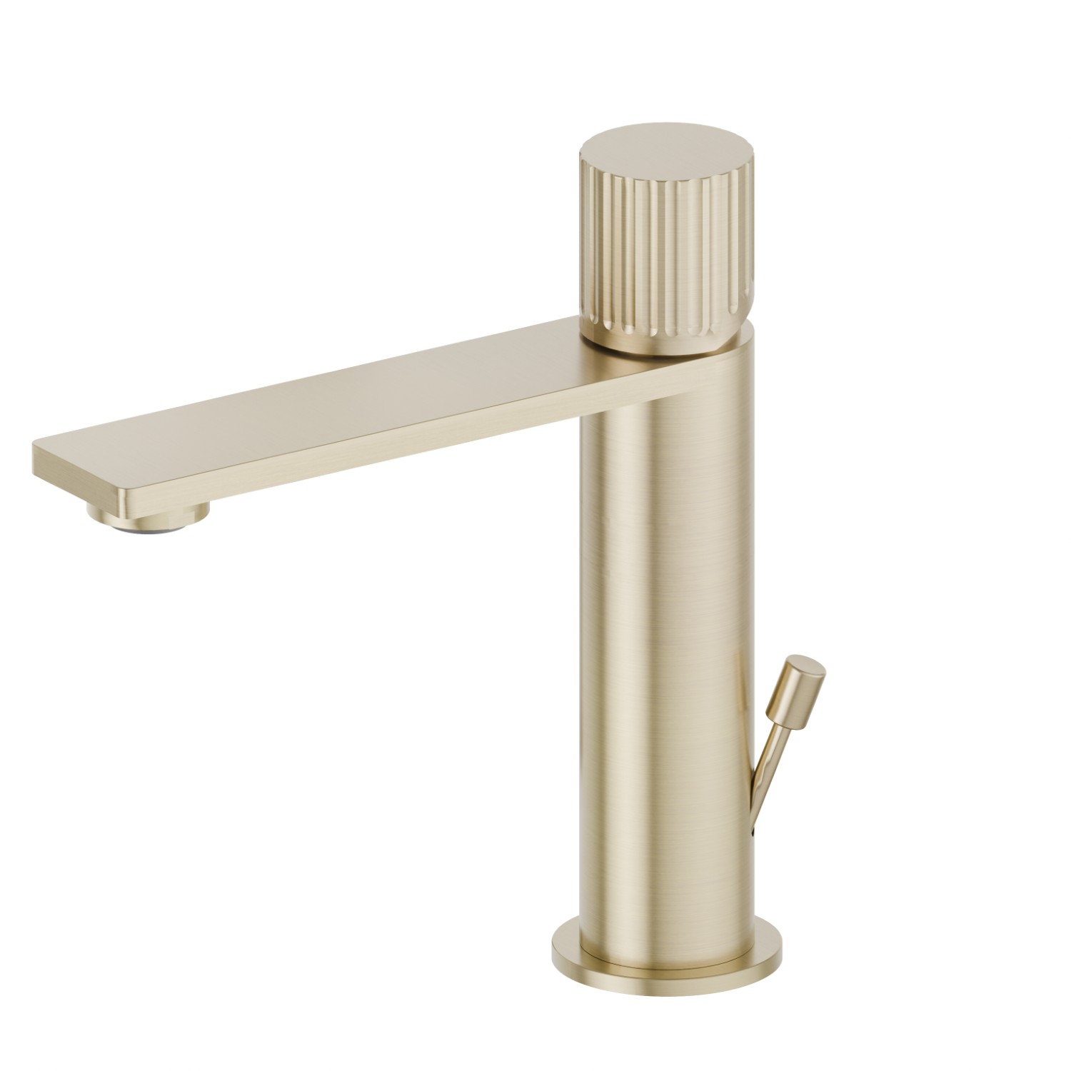 Single lever basin mixer - finish PVD Brushed Pale Gold