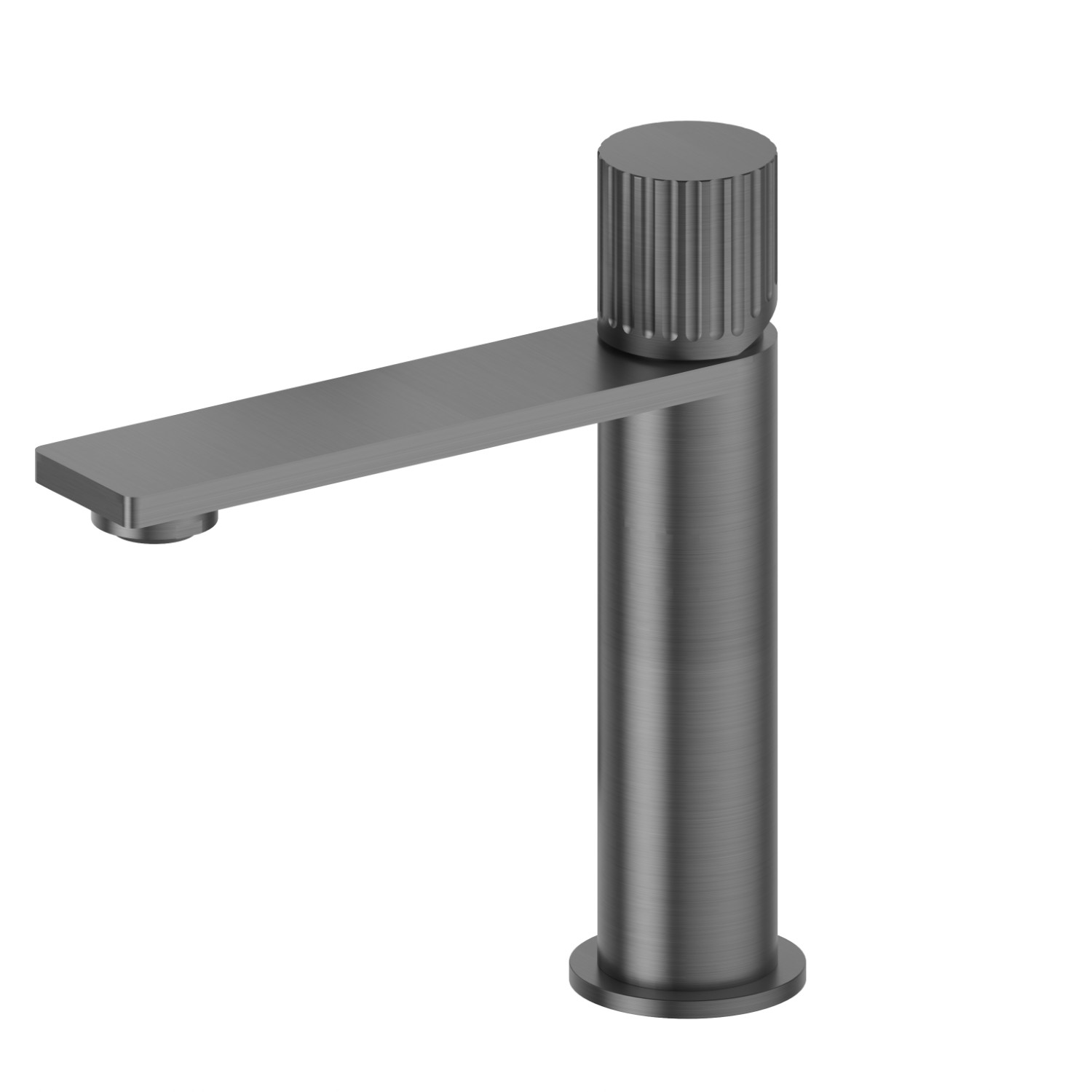 Miscelatore monocomando per lavabo - finitura PVD Brushed Gun Metal