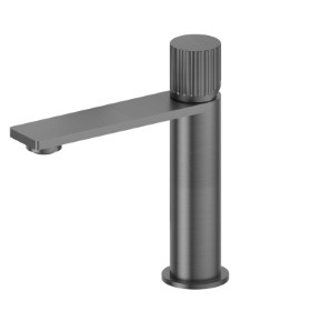 Single lever basin mixer - finish PVD Brushed Gun Metal
