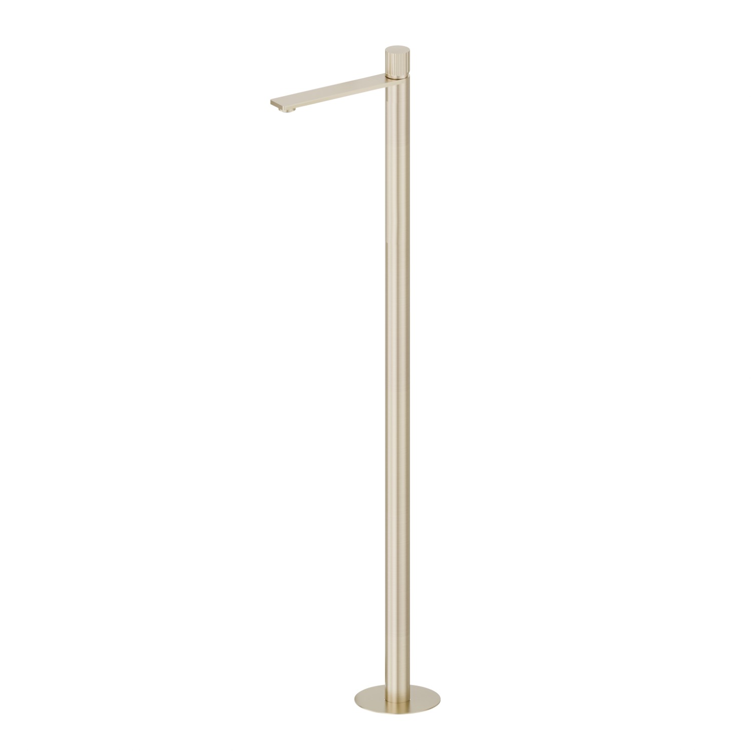 Mitigeur monocommande pour lavabo sur colonne d’alimentation au sol - finition PVD Brushed Pale Gold
