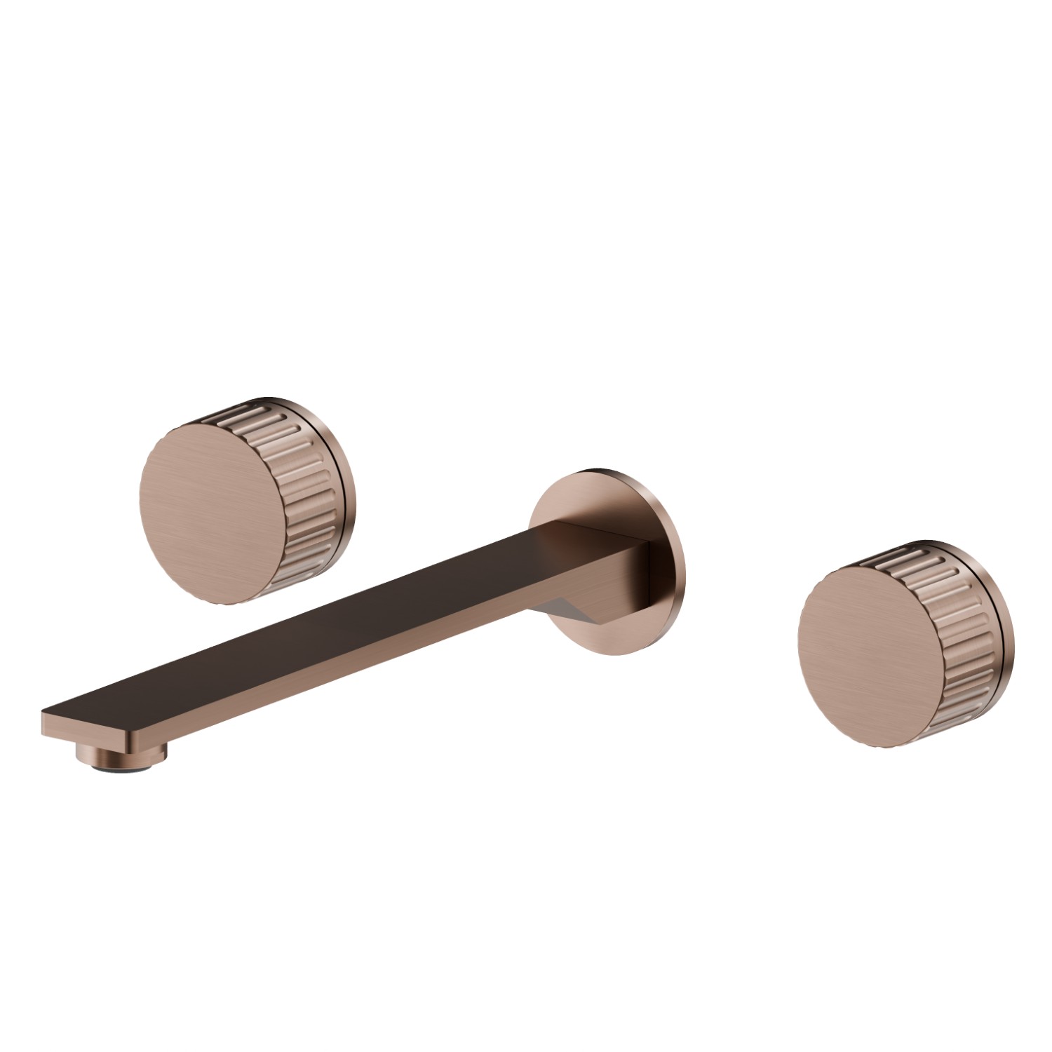 Wand-3 loch mischbatterie - oberfläche PVD  Copper Bronze gebürstet