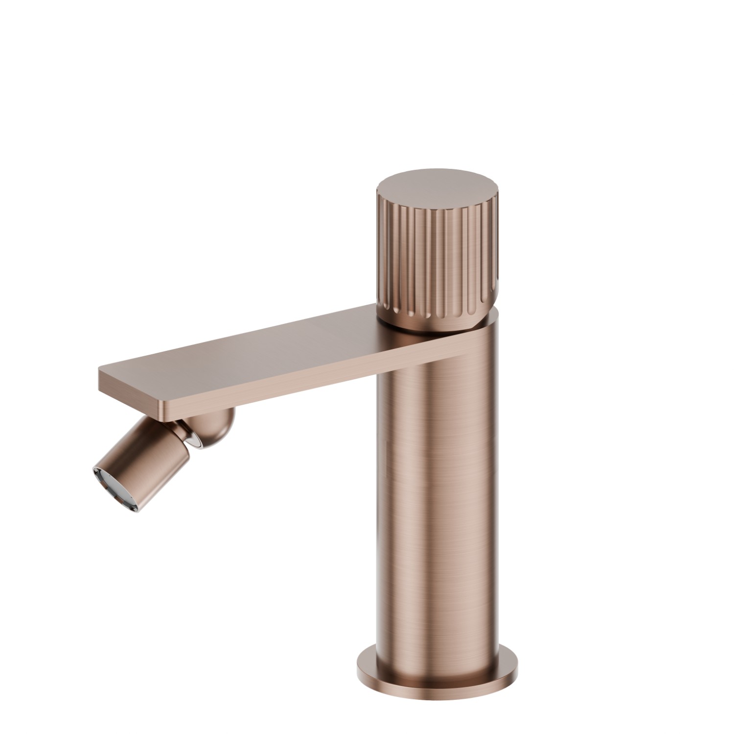 Single lever bidet mixer - finish PVD Brushed Copper Bronze