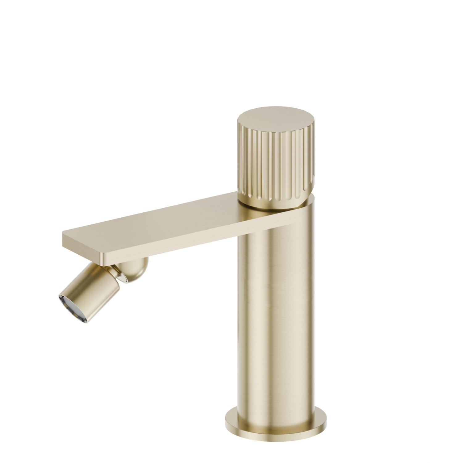 Einhebel-Mischbatterie für Bidet - oberfläche PVD  Pale Gold gebürstet