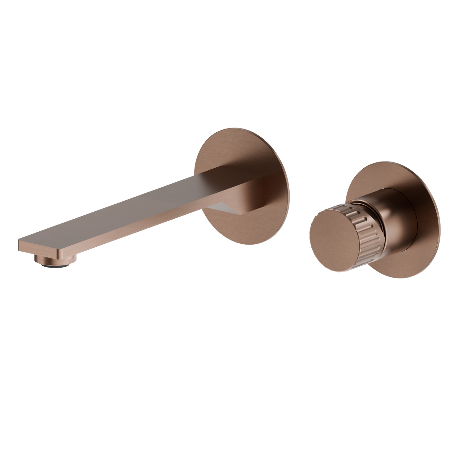 Single lever wall mixer group - finish PVD Brushed Copper Bronze