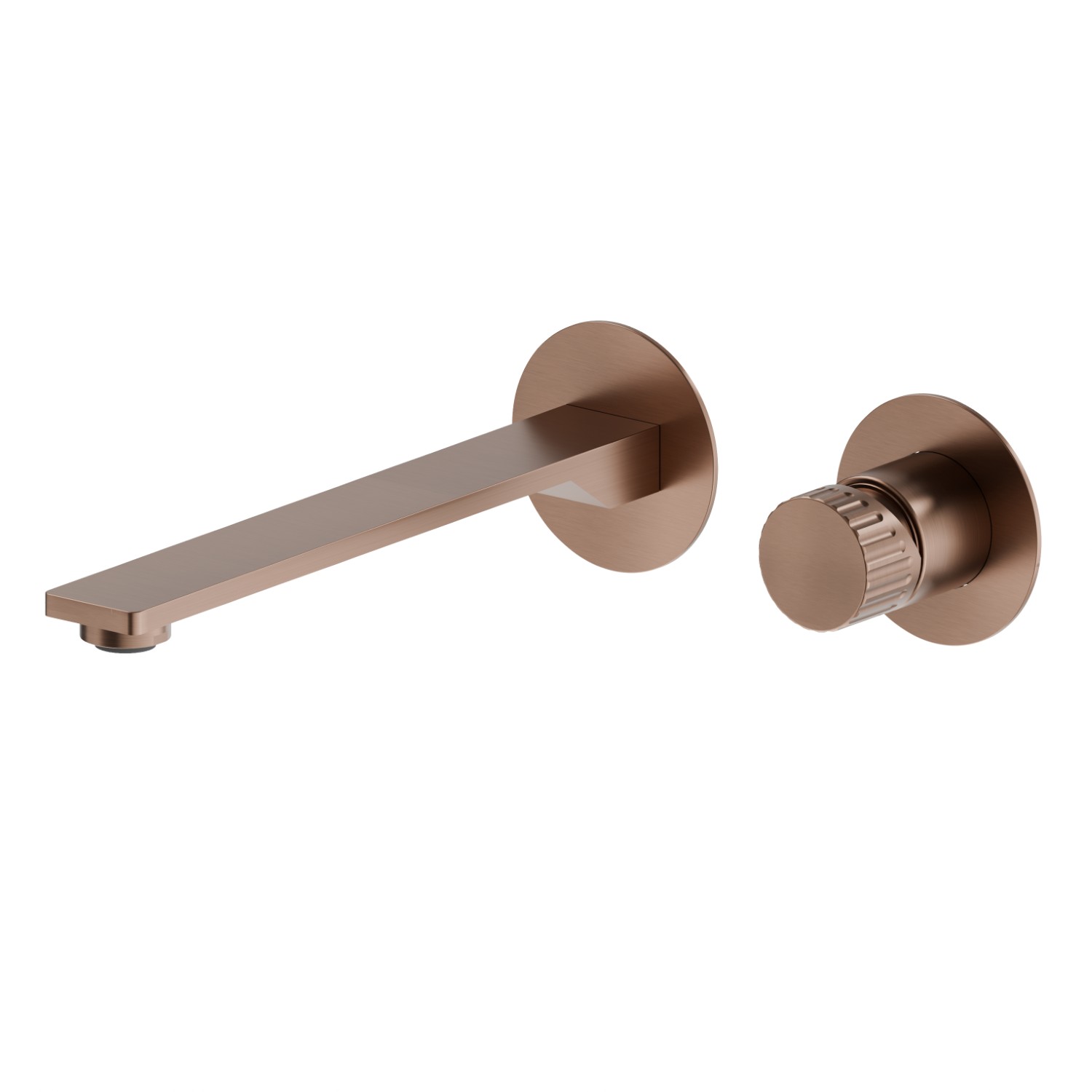 Single lever wall mixer group - finish PVD Brushed Copper Bronze