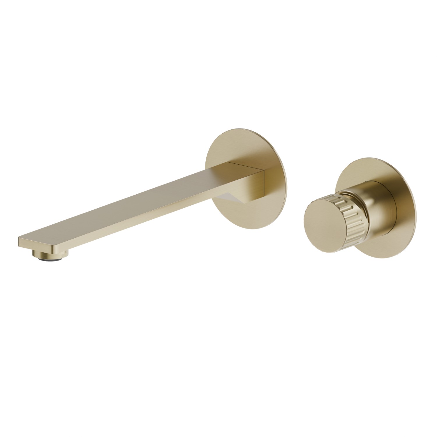 Single lever wall mixer group - finish PVD Brushed Pale Gold