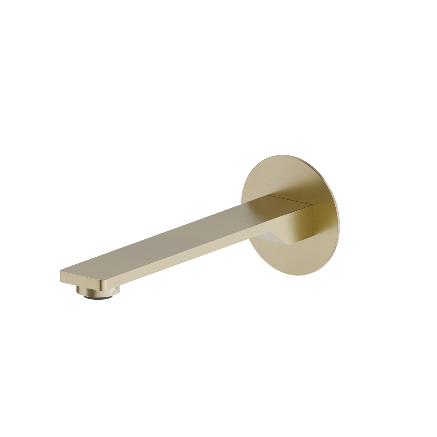 Wall spout for basin group with 1/2” connection - finish PVD Brushed Pale Gold