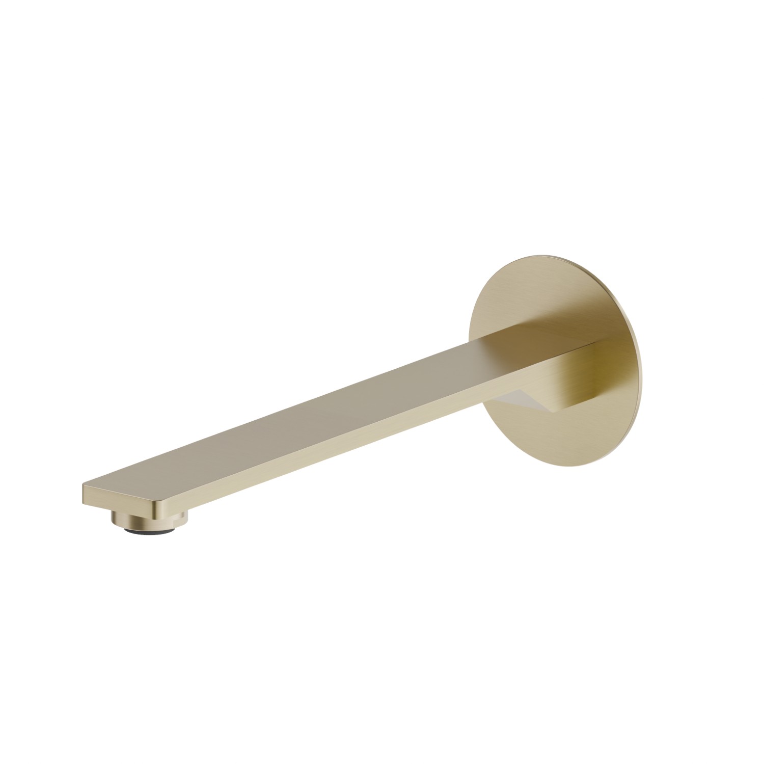 Wall spout for basin group with 1/2” connection - finish PVD Brushed Pale Gold