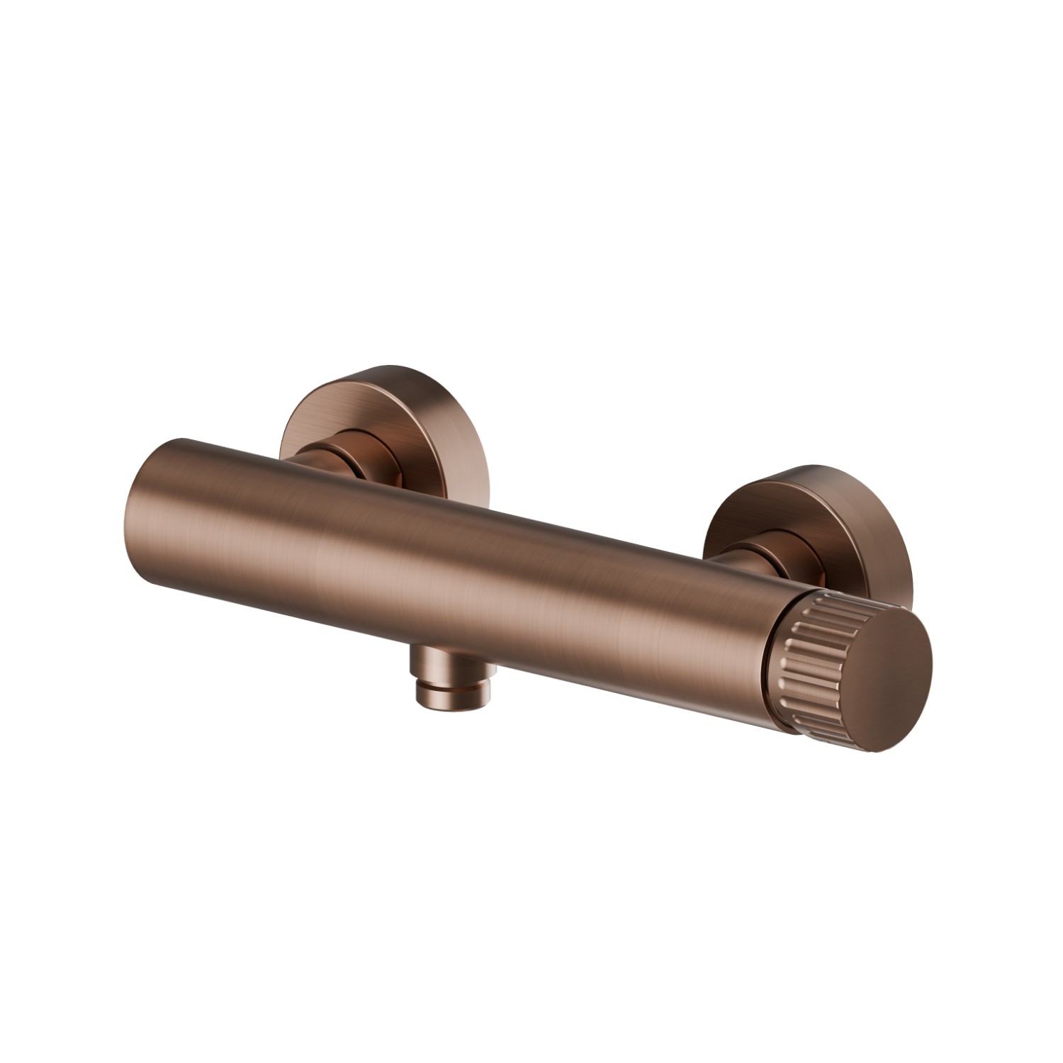 Miscelatore monocomando in acciaio inox 304 esterno doccia - finitura PVD Brushed Copper Bronze