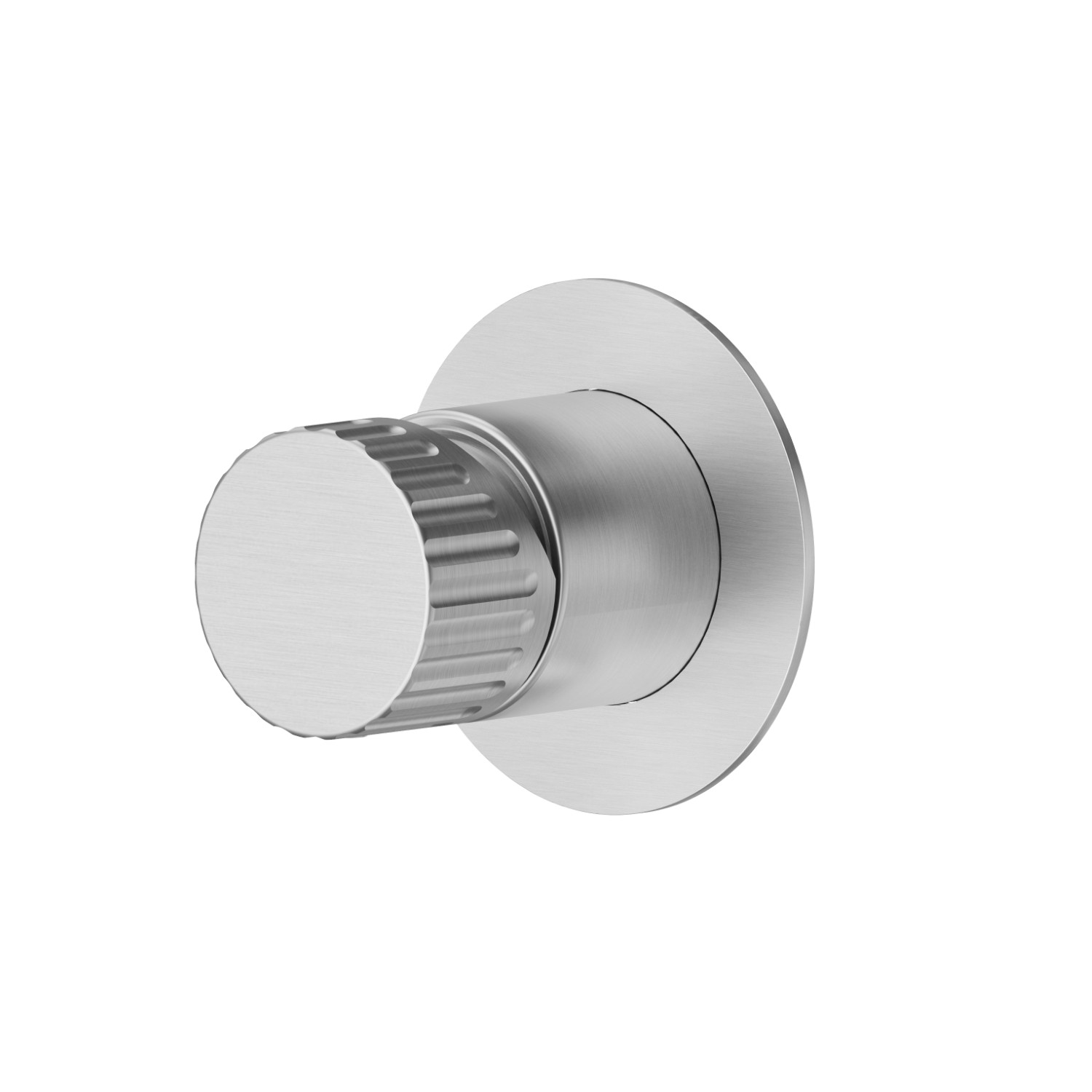 Miscelatore monocomando ad incasso ad una uscita, ingressi ed uscite da 1/2” - finitura Acciaio Inox