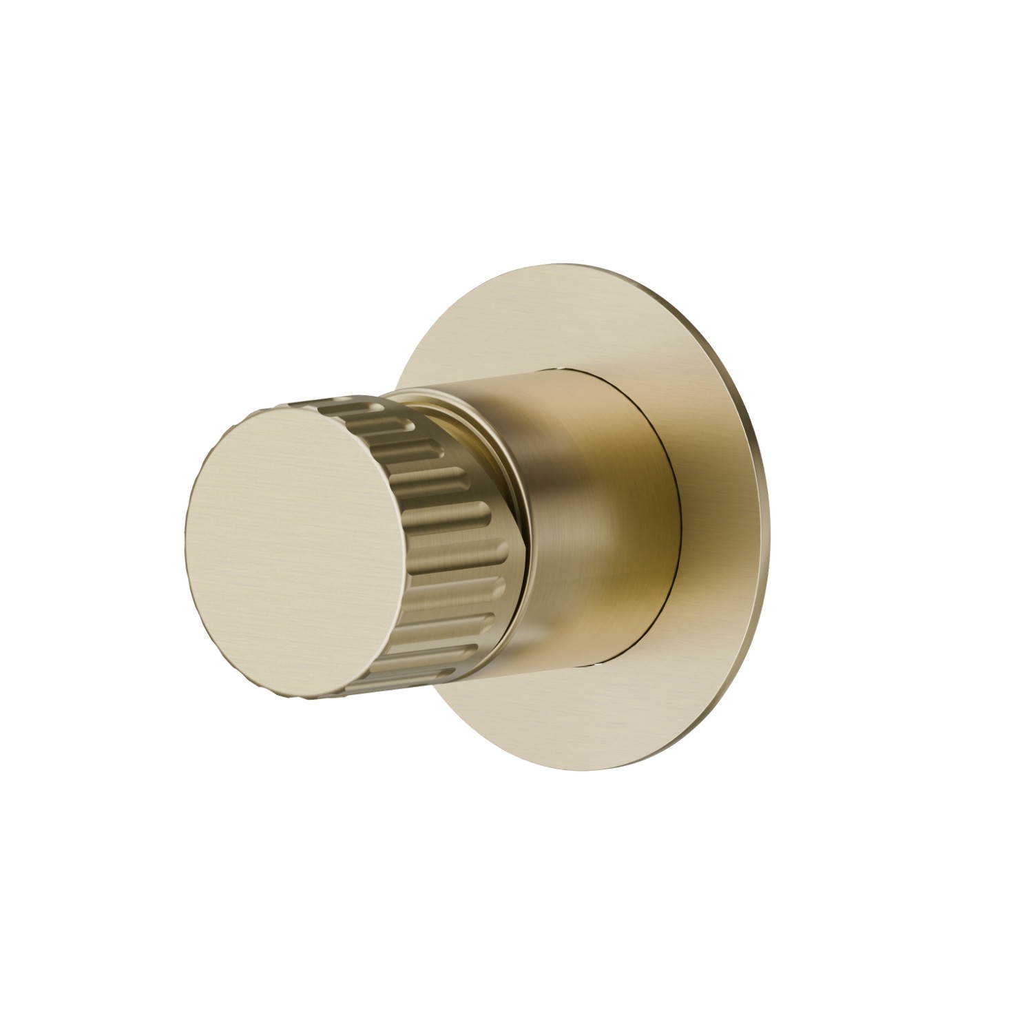 Einbau-einhebelmischer mit einem weg, zu- und abgänge 1/2” - oberfläche PVD  Pale Gold gebürstet