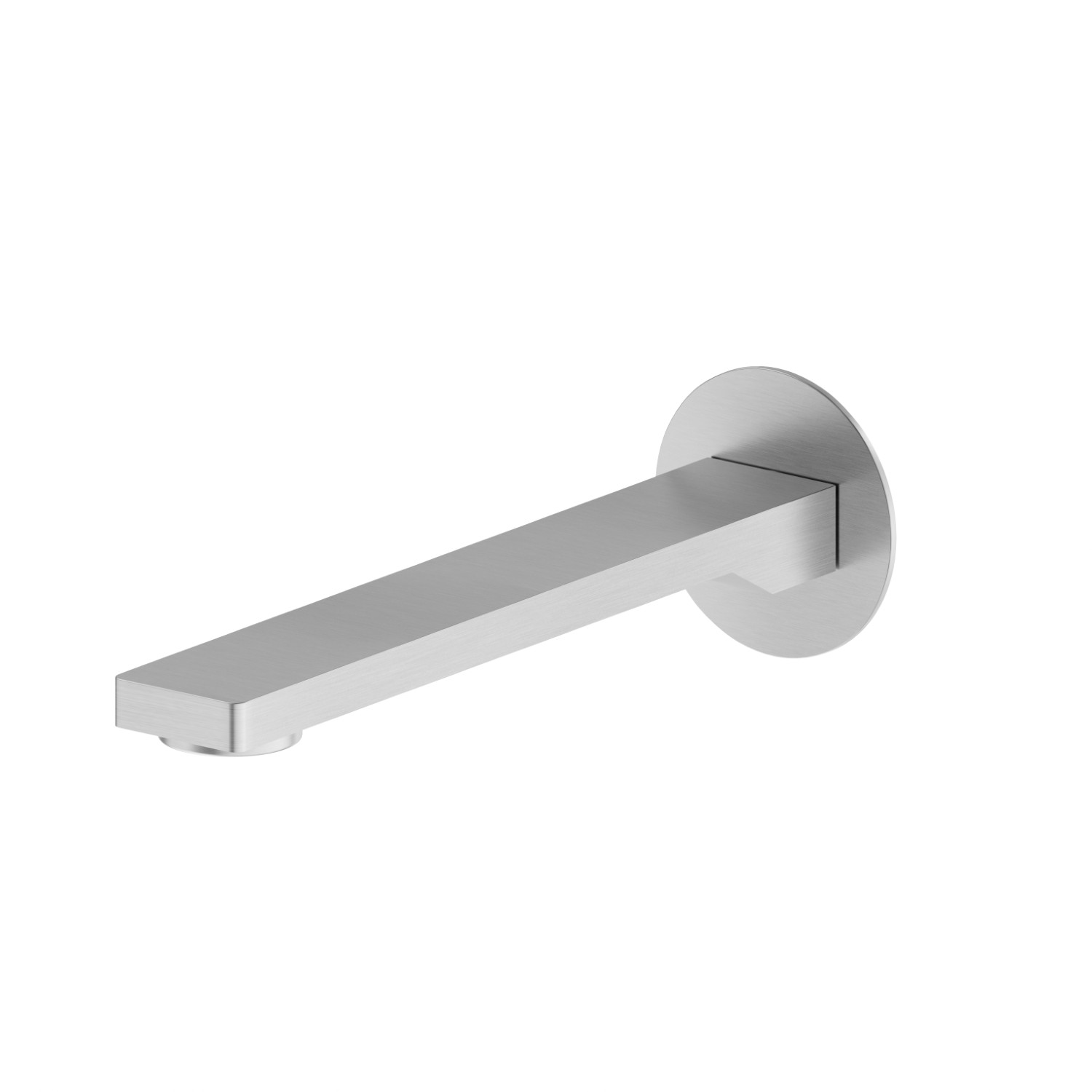 Wall spout for bath group with 1/2” connection - finish Stainless Steel