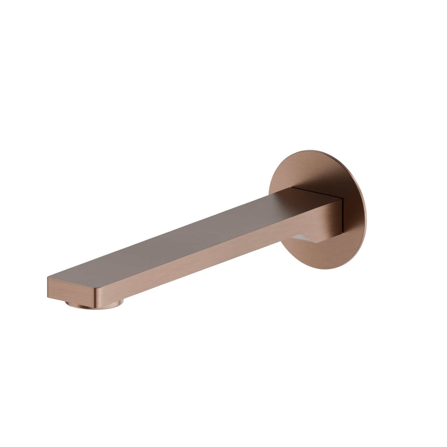 Wall spout for bath group with 1/2” connection - finish PVD Brushed Copper Bronze