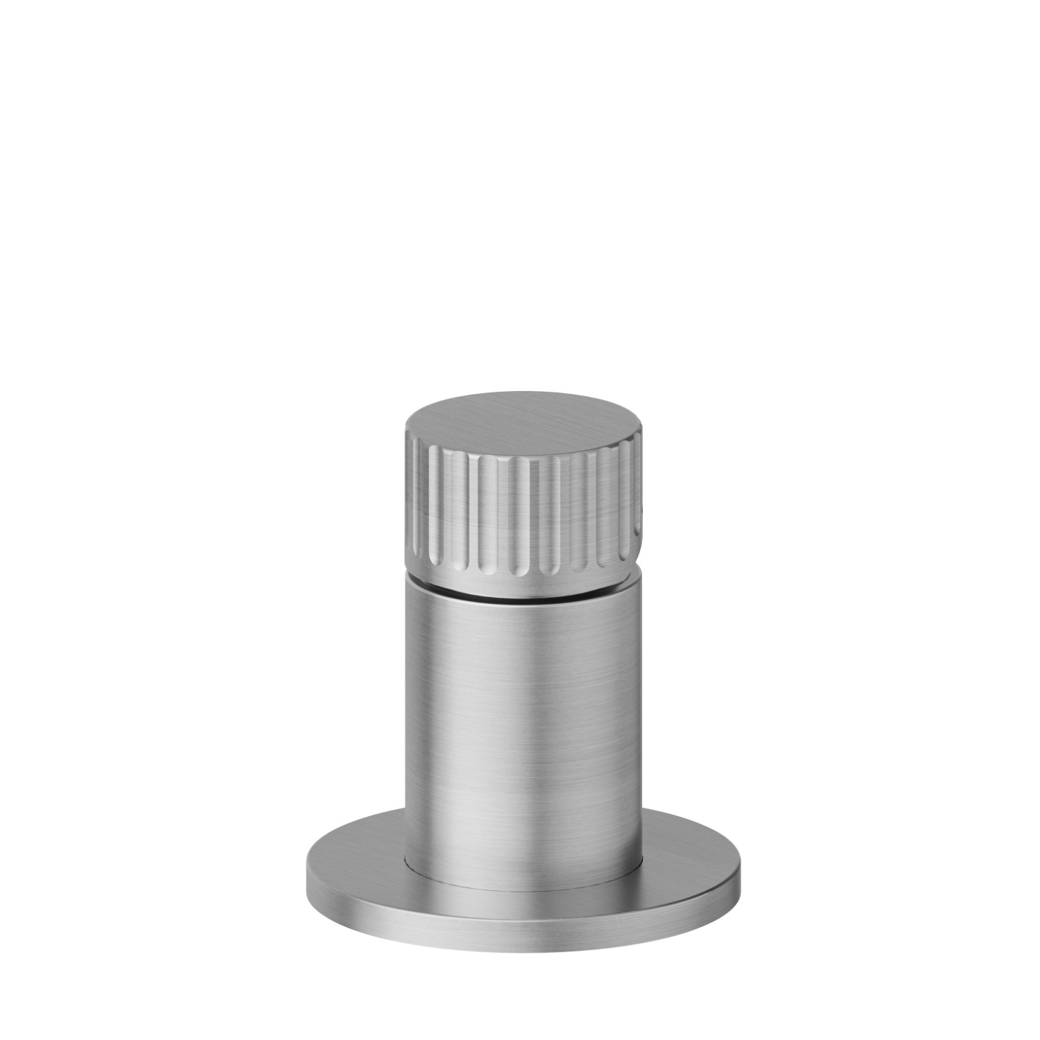 Deck-mounted mixer - finish Stainless Steel