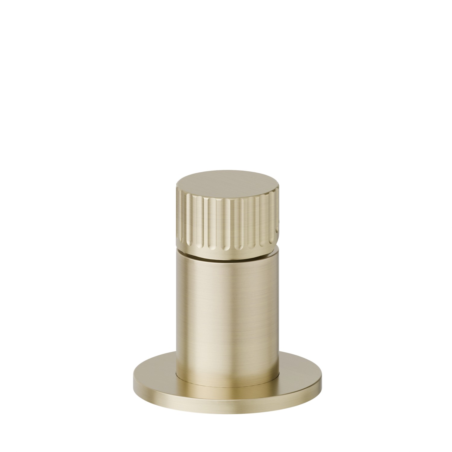 Deck-mounted mixer - finish PVD Brushed Pale Gold