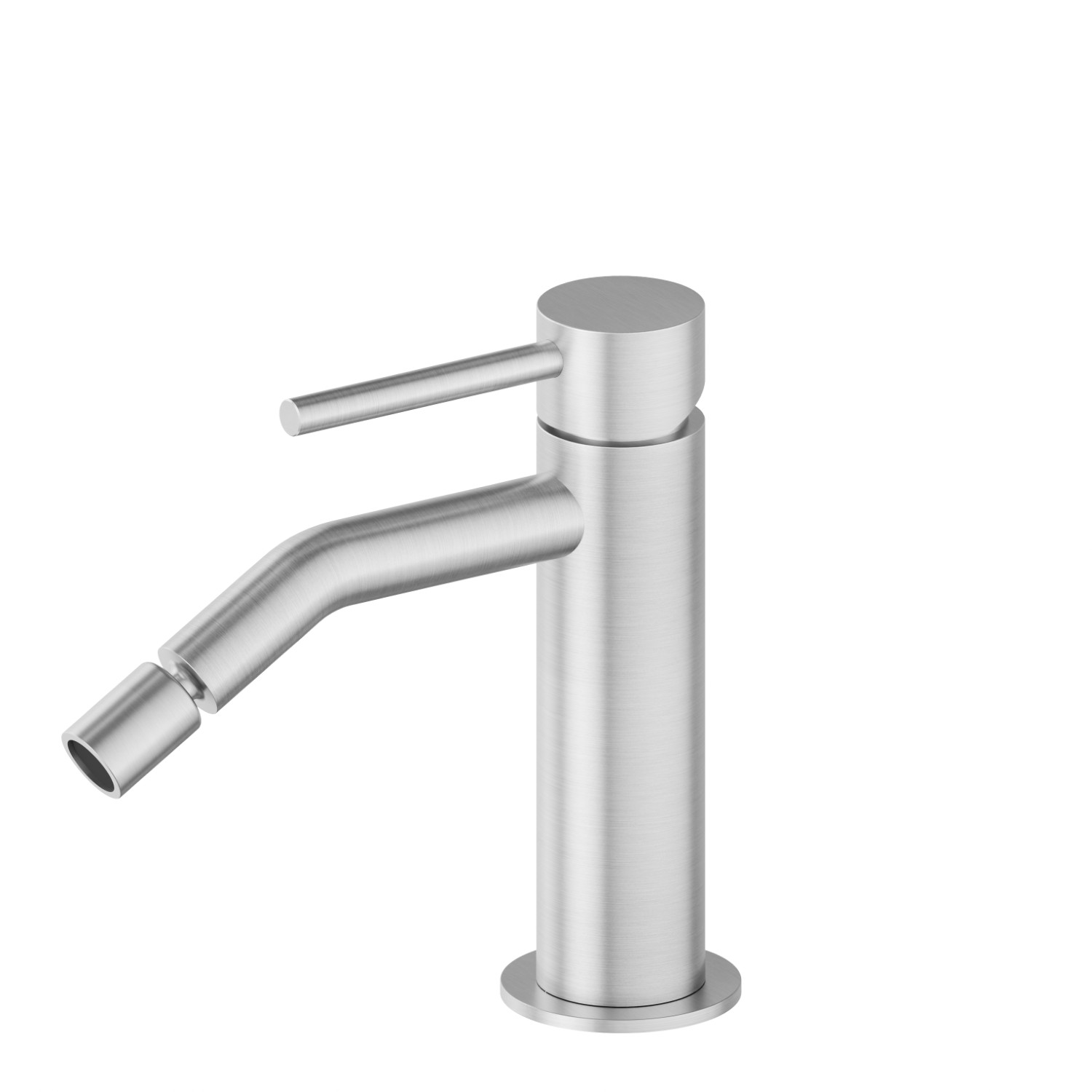 Miscelatore monocomando per bidet - finitura Acciaio Inox
