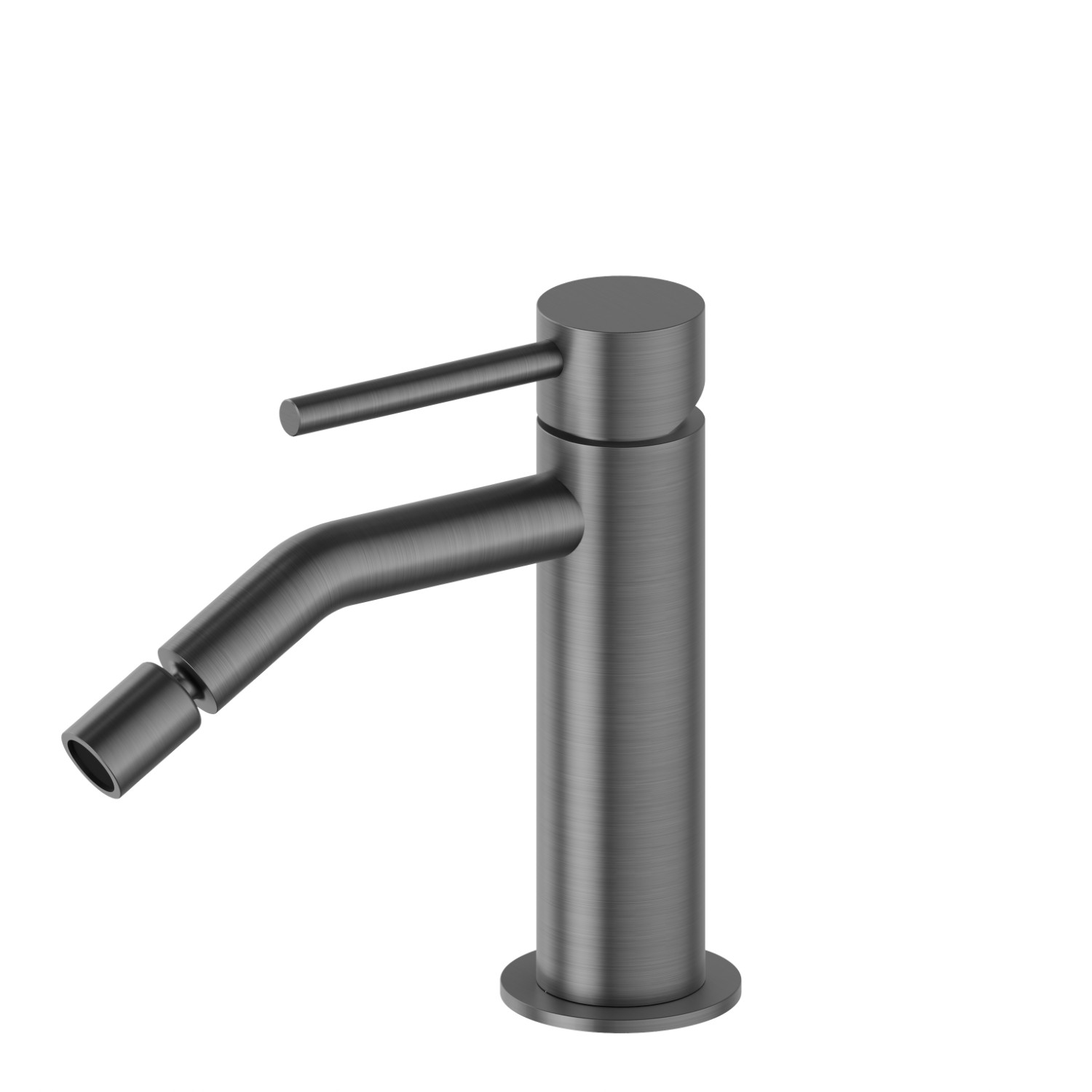 Miscelatore monocomando per bidet - finitura PVD Brushed Gun Metal